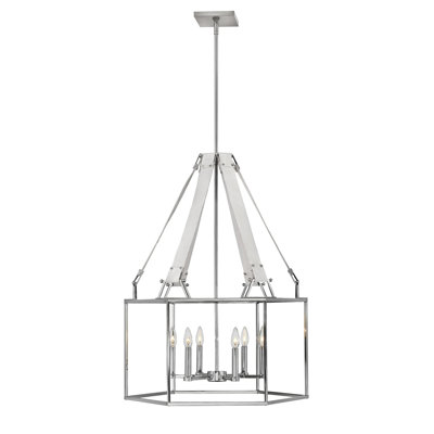 Hinkley Orson 1 Light Single Tier Chandelier in Satin Black Hinkley Orson 1 Light Single Tier Chandelier in Satin Black